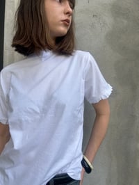Image 3 of Cotton Tshirt regular fit with ruffles detail