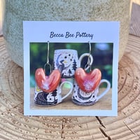 Image 1 of Big Heart Earrings