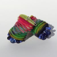 Image 2 of Interpolated Twist Earrings (grape)