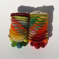 Image 1 of Interpolated Twist earrings (vegetal)