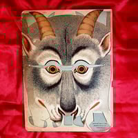 Image 1 of Goat - Merrell-Soule Company Advertising Paper Mask (June 5, 1904) - Boston Sunday Post