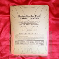 Image 3 of Goat - Merrell-Soule Company Advertising Paper Mask (June 5, 1904) - Boston Sunday Post