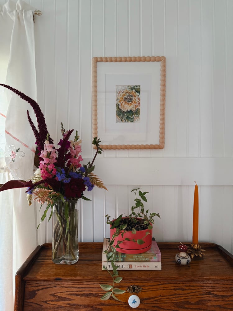 Image of Oil Pastel Floral Study 1 