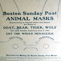 Image 4 of Goat - Merrell-Soule Company Advertising Paper Mask (June 5, 1904) - Boston Sunday Post