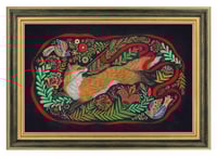 Image 2 of Fleet of Foot in green or gold frame