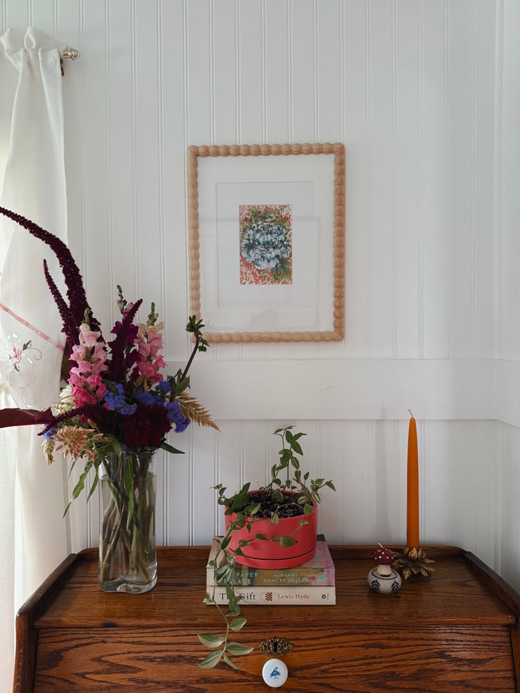 Image of Oil Pastel Floral Study 2