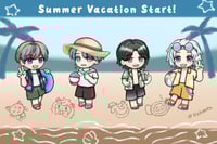 Image 5 of By the Beach Mini Acrylic Block Standee