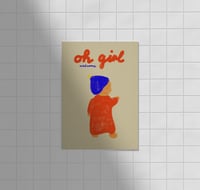 Image 2 of Postkarte - oh girl welcome
