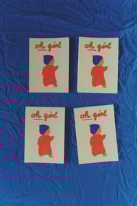 Image 4 of Postkarte - oh girl welcome