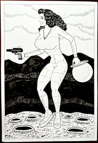 Fritz in Space Original Art