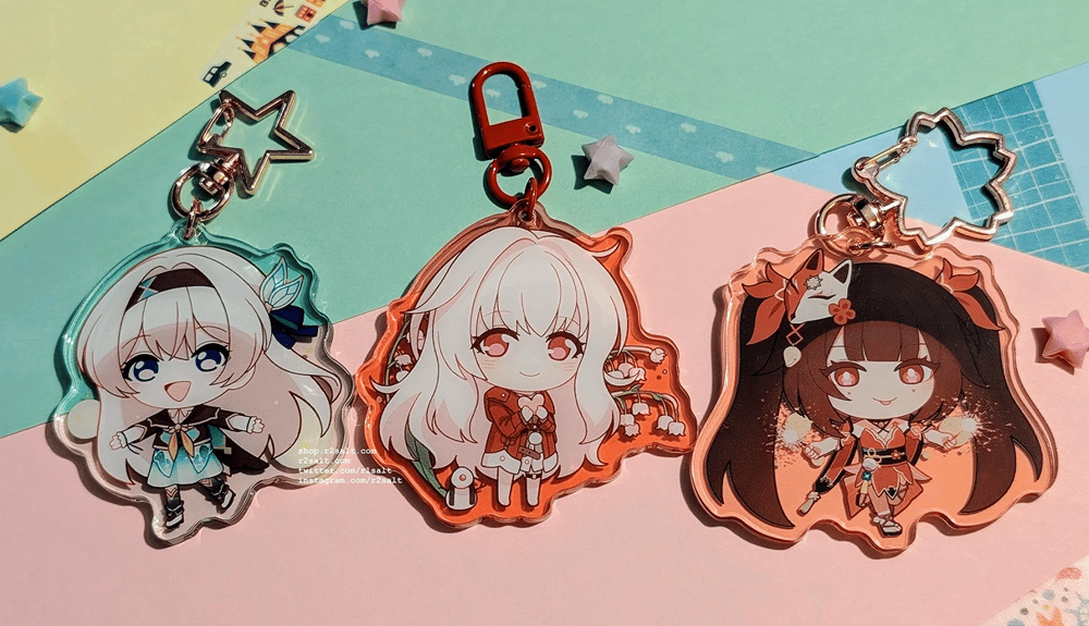 Image of Umamusume / Honkai Star Rail 2.5" Acrylic Charm