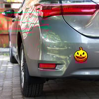 Image 3 of Stickers - Jack O Lantern Vintage Red-Yellow