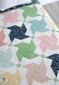 Image 5 of Whirled quilt pattern - PAPER pattern