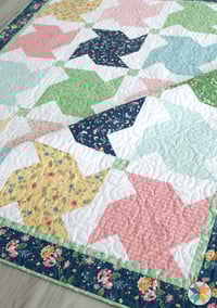 Image 6 of Whirled quilt pattern - PAPER pattern