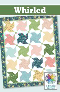 Image 1 of Whirled quilt pattern - PAPER pattern