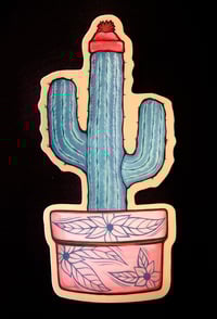 DIECUT STICKERS // Cozy Red Hat 4"