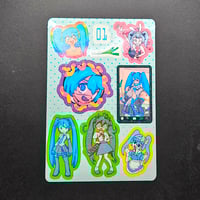 Image 1 of Virtual Idol Sticker Sheet