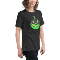 Image 2 of Women's Relaxed T-Shirt - Jack O Lantern Vintage Green-Black