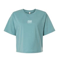 Image 1 of Women's Cropped Boxy T-shirt - Eucalyptus