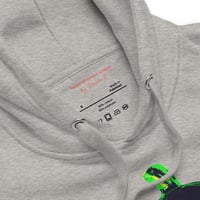 Image 18 of Long Sleeve Hoodie (Adult M/F) - Jack O Lantern Vintage Green-Black