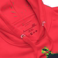 Image 17 of Long Sleeve Hoodie (Adult M/F) - Jack O Lantern Vintage Green-Black