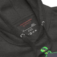 Image 20 of Long Sleeve Hoodie (Adult M/F) - Jack O Lantern Vintage Green-Black