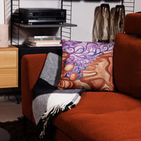 Image 1 of "Martian Desert Sky" Accent Pillow