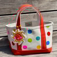 Image 1 of Mini LL Bean Boat Tote Customized 