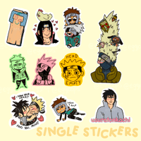 Naruto Single Stickers