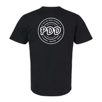Image 2 of Unisex Fine Jersey T-shirt - Black