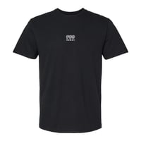Image 1 of Unisex Fine Jersey T-shirt - Black