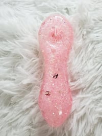 Image 7 of Designer Glitter Glass Pipe  