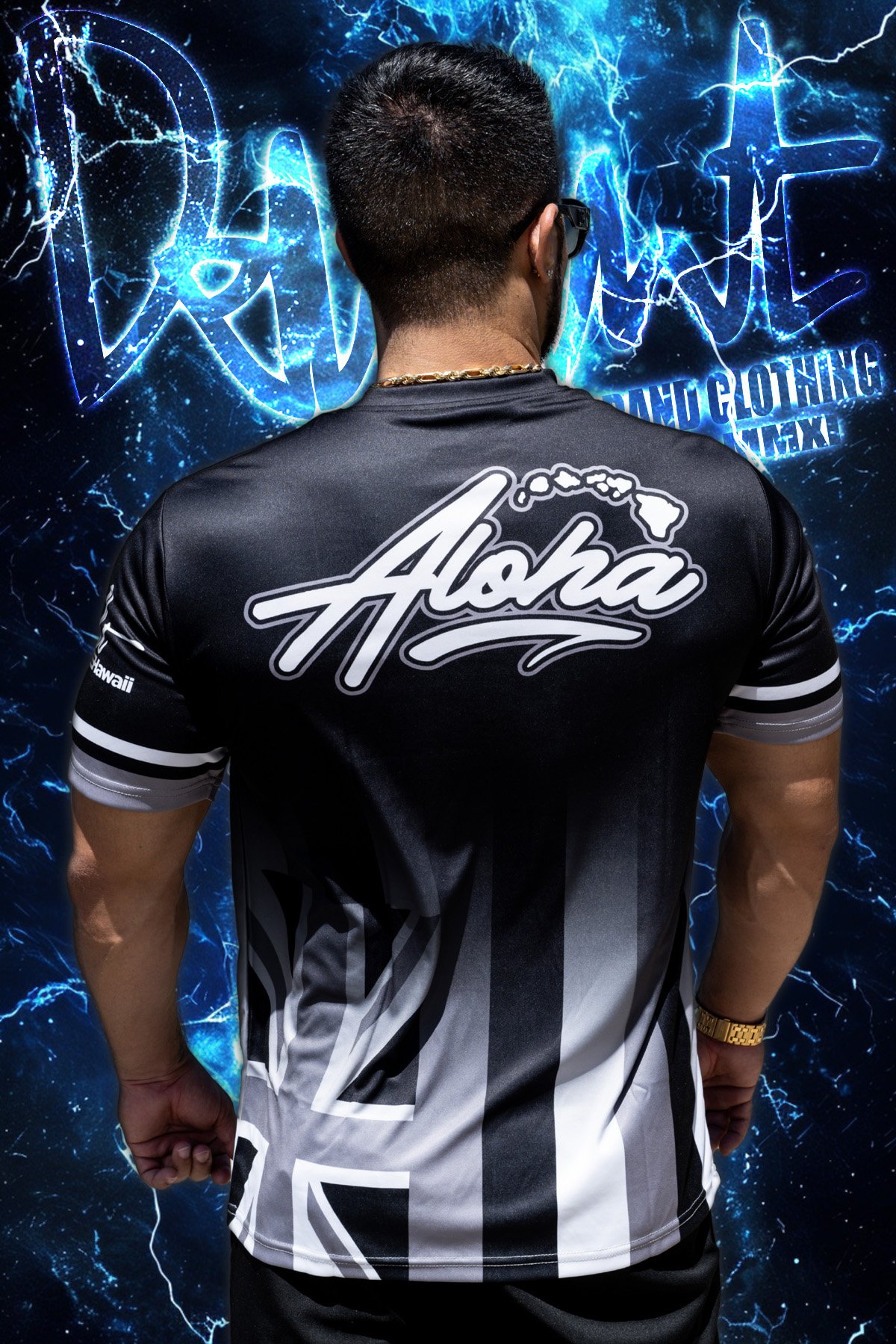 HI O.E - Aloha Islands Jersey (Black/Grey)