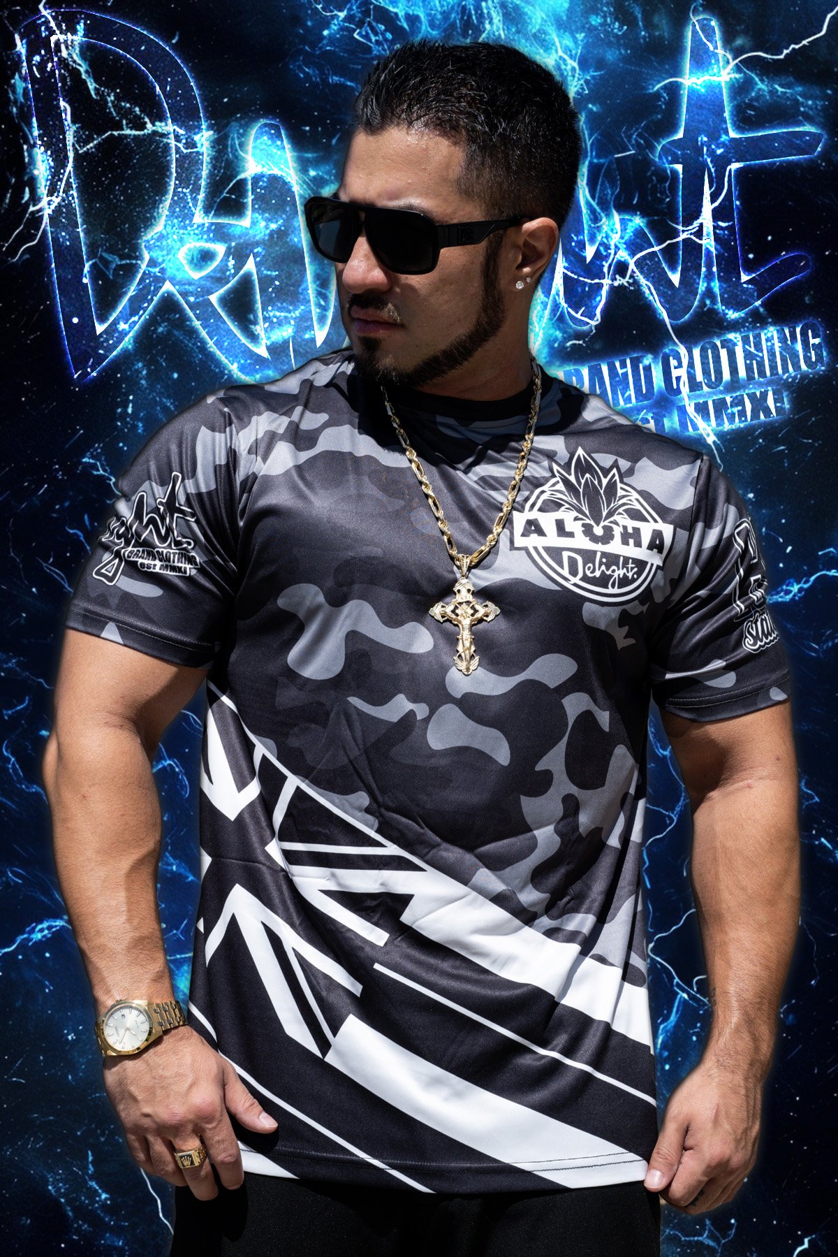 Slice of Aloha - Grey Camo Jersey