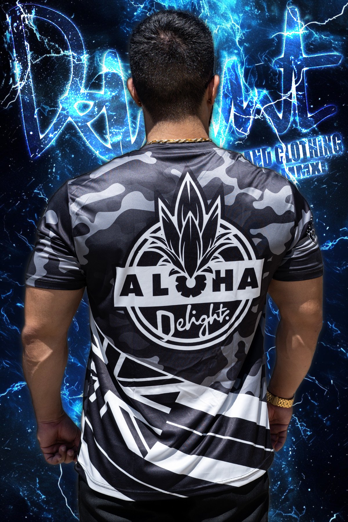 Slice of Aloha - Grey Camo Jersey