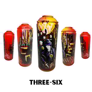 THREE-SIX - 1 of 1 HAND PAINTED SPRAYCAN 