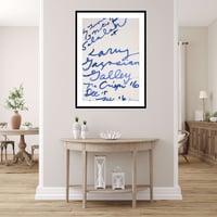 Image 10 of Cy Twombly - Three Notes from Salalah Exhibition Poster, Fine Art Giclee Print, Abstract Art Poster