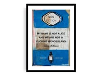 Image 1 of James McQueen - My Name Is Not Alice And We Are Not In Fucking Wonderland, Fine Art Giclee Print