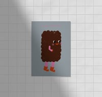 Image 2 of Postkarte -  i'm your cookiefriend. / Grau