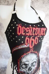 Image 1 of Destroyer 666 Halter Top _ Size XS