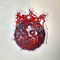 Image 1 of Dying Fetus Ghoulish Planet Matte Vinyl Sticker