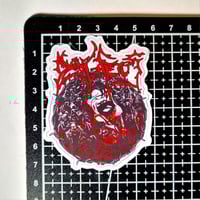 Image 2 of Dying Fetus Ghoulish Planet Matte Vinyl Sticker