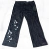 Black ‘Squiggle’ Relaxed Fitting Jeans 36”