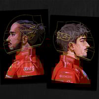 scuderia ferrari 25 postcards