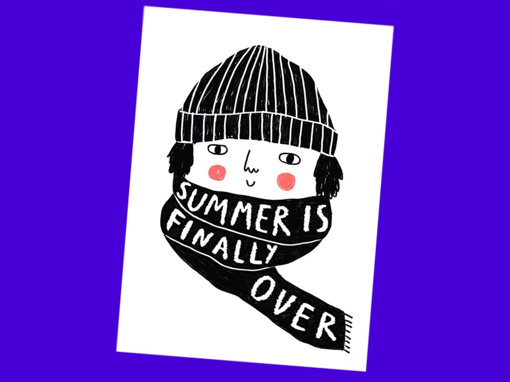 Image of POSTKARTE Summer is finally over