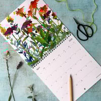 Image 5 of  Diana Fegredo Watercolour Flower Garden 2026 Wall Calendar