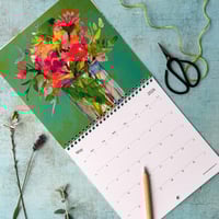 Image 6 of  Diana Fegredo Watercolour Flower Garden 2026 Wall Calendar