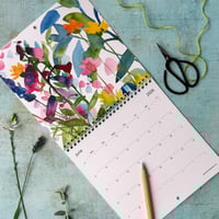 Image 7 of  Diana Fegredo Watercolour Flower Garden 2026 Wall Calendar