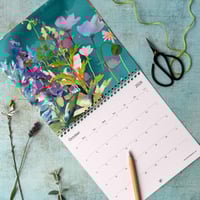 Image 9 of  Diana Fegredo Watercolour Flower Garden 2026 Wall Calendar