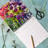 Image 10 of  Diana Fegredo Watercolour Flower Garden 2026 Wall Calendar